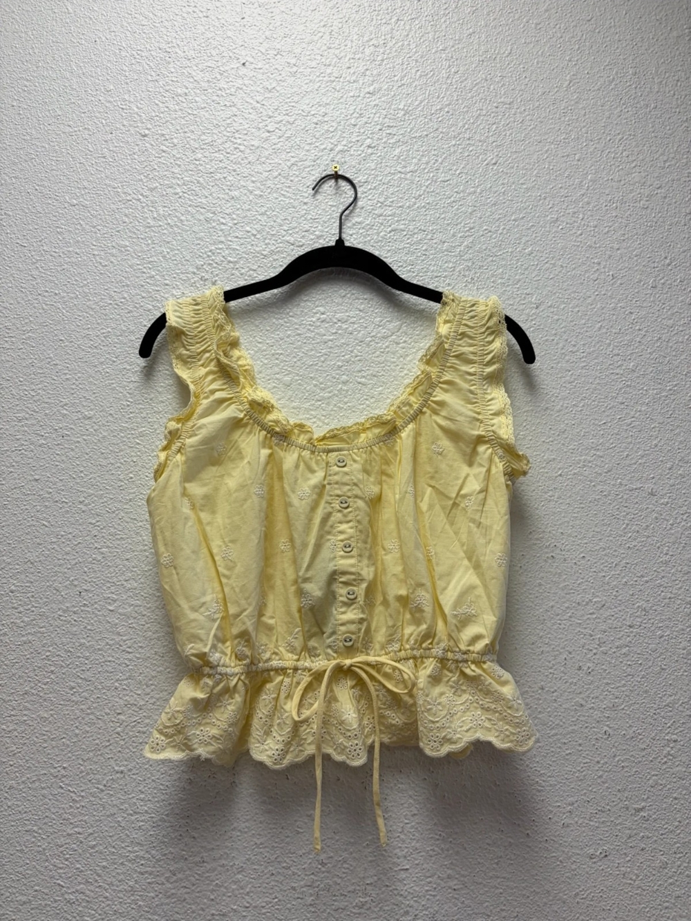 Womens Button-Front Blouse Size Small #756